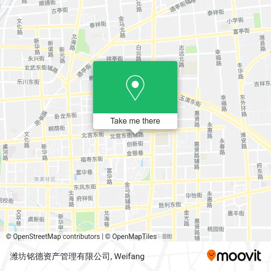 潍坊铭德资产管理有限公司 map