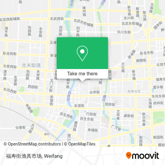 福寿街渔具市场 map