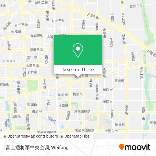 富士通将军中央空调 map