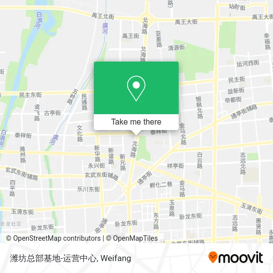 潍坊总部基地-运营中心 map