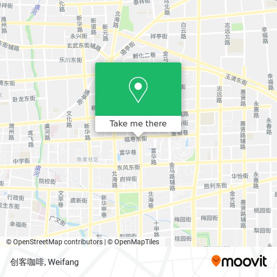 创客咖啡 map