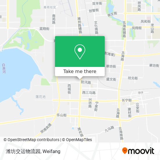潍坊交运物流园 map