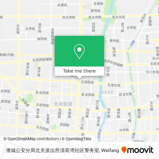 潍城公安分局北关派出所清荷湾社区警务室 map