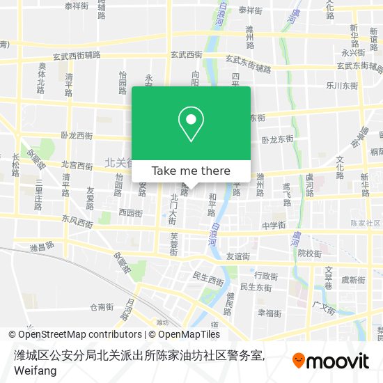 潍城区公安分局北关派出所陈家油坊社区警务室 map