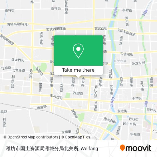潍坊市国土资源局潍城分局北关所 map