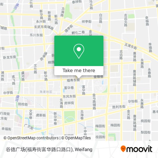 谷德广场(福寿街富华路口路口) map
