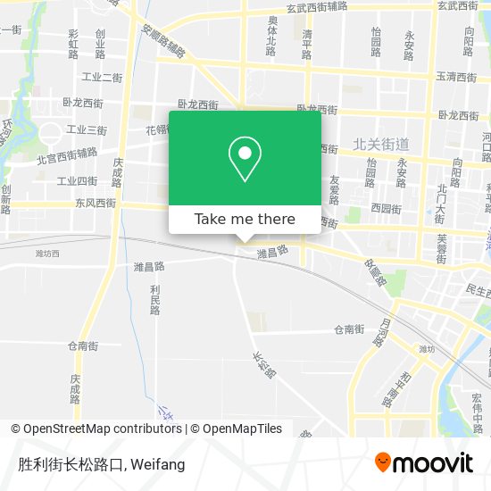 胜利街长松路口 map