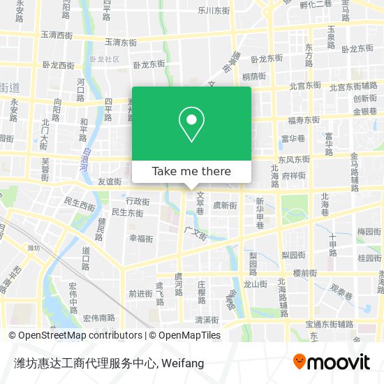 潍坊惠达工商代理服务中心 map