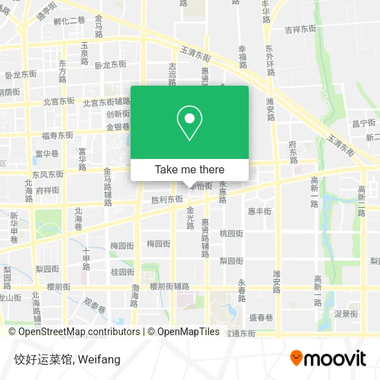 饺好运菜馆 map