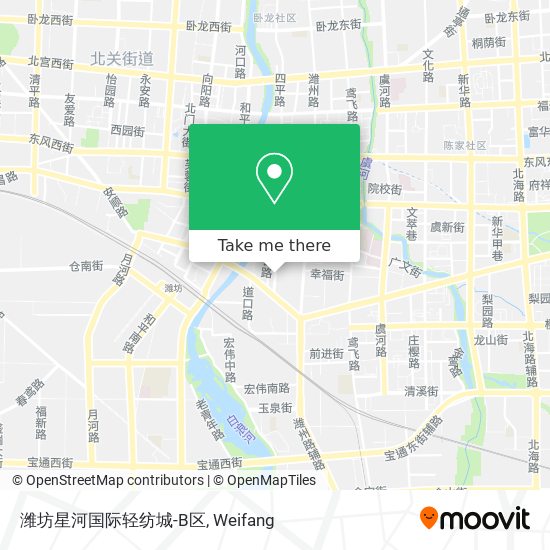潍坊星河国际轻纺城-B区 map