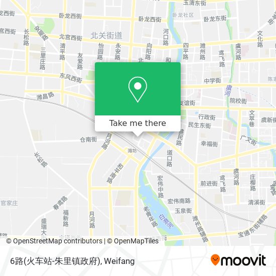 6路(火车站-朱里镇政府) map