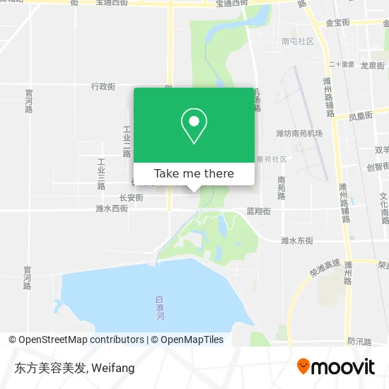 东方美容美发 map