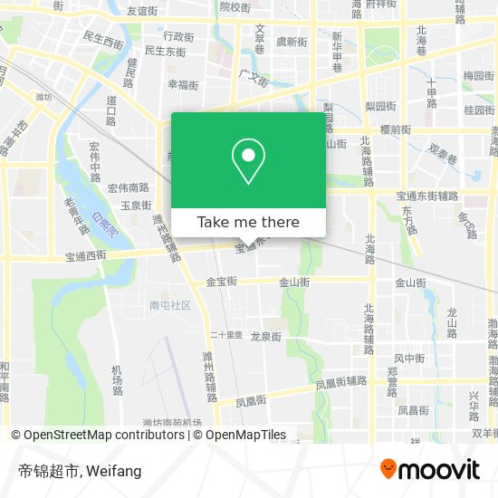 帝锦超市 map