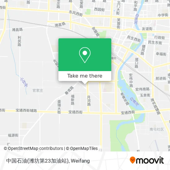 中国石油(潍坊第23加油站) map