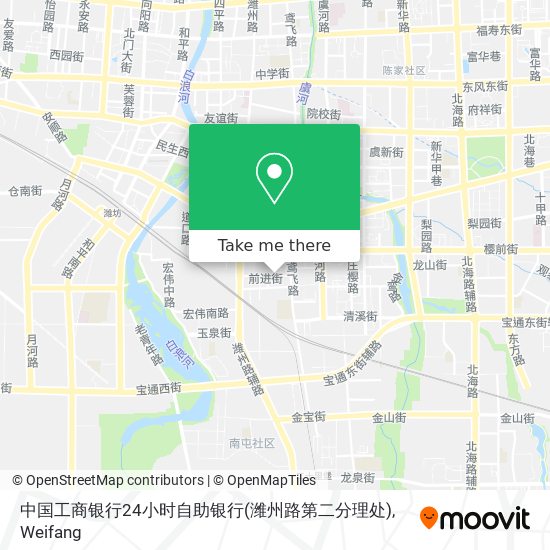 中国工商银行24小时自助银行(潍州路第二分理处) map