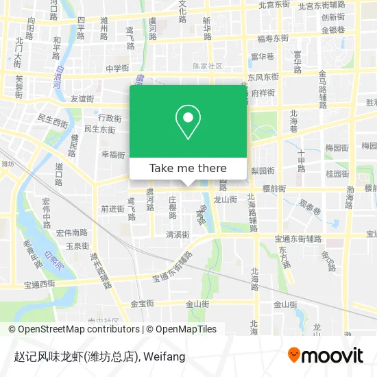 赵记风味龙虾(潍坊总店) map