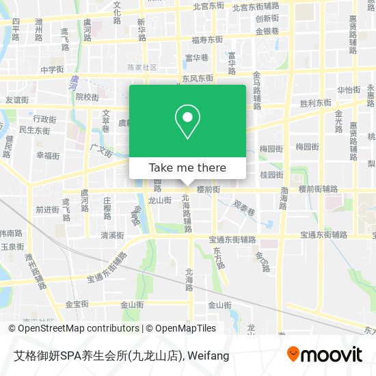 艾格御妍SPA养生会所(九龙山店) map