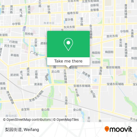 梨园街道 map