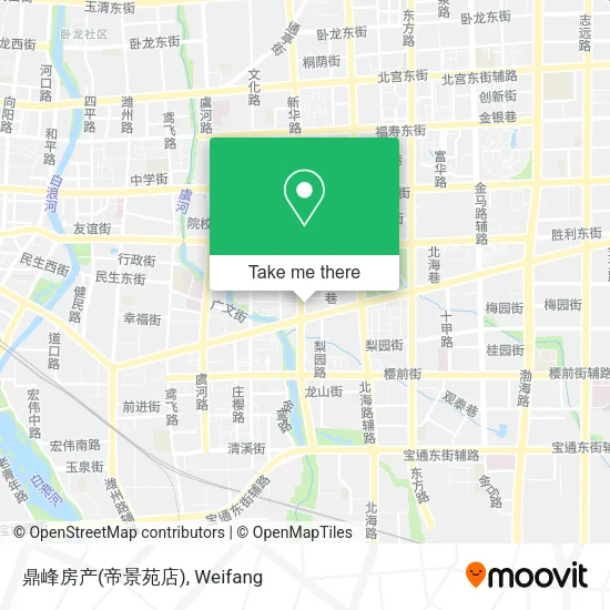 鼎峰房产(帝景苑店) map