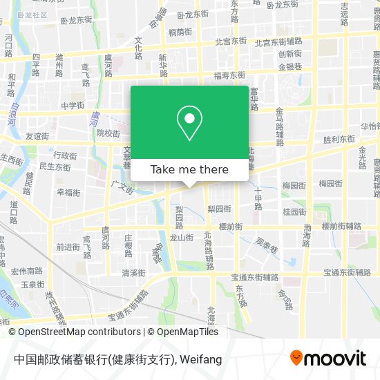 中国邮政储蓄银行(健康街支行) map