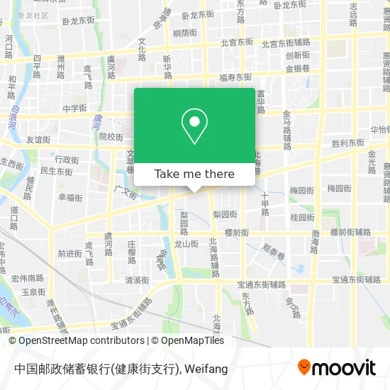 中国邮政储蓄银行(健康街支行) map