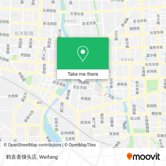鹤喜斋馒头店 map
