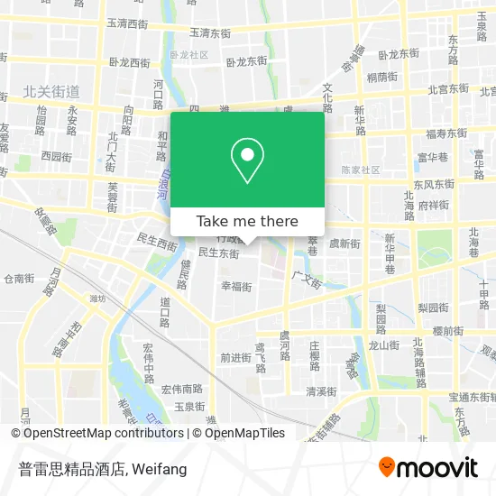 普雷思精品酒店 map