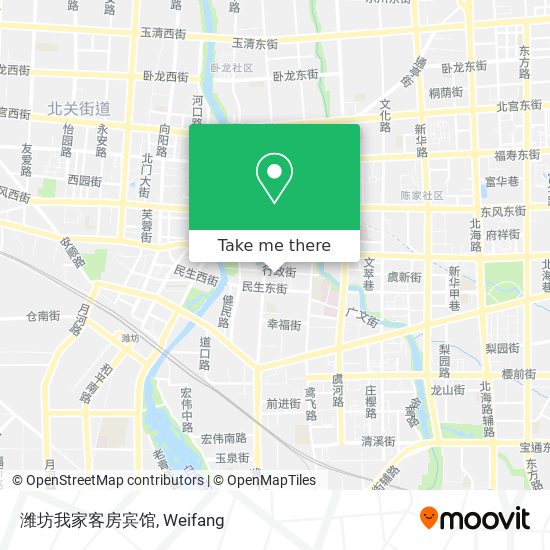 潍坊我家客房宾馆 map