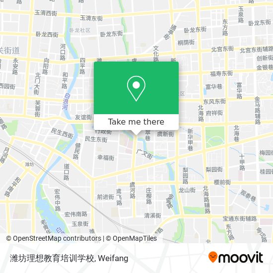 潍坊理想教育培训学校 map