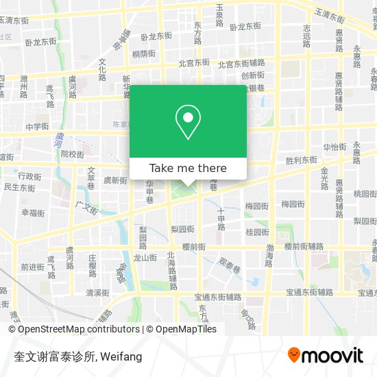 奎文谢富泰诊所 map