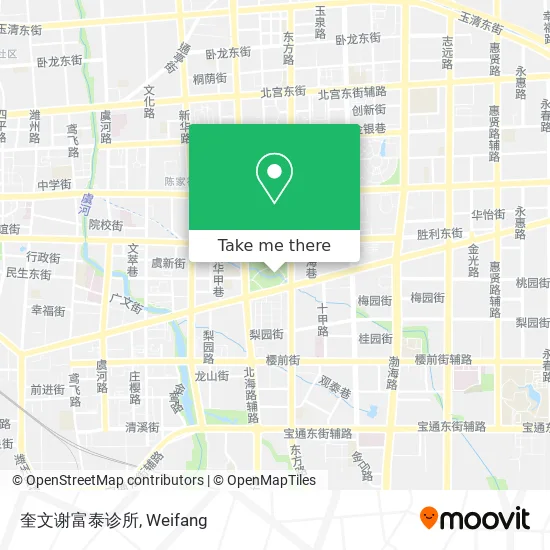 奎文谢富泰诊所 map