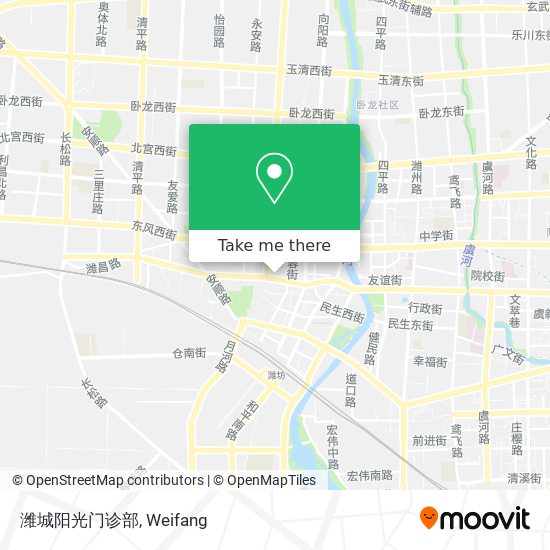 潍城阳光门诊部 map