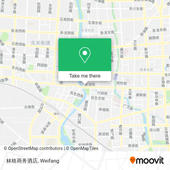 林格商务酒店 map