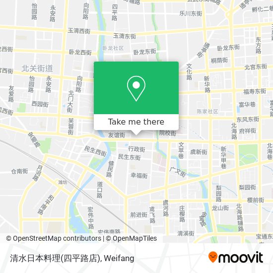 清水日本料理(四平路店) map