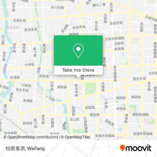 怡星客房 map