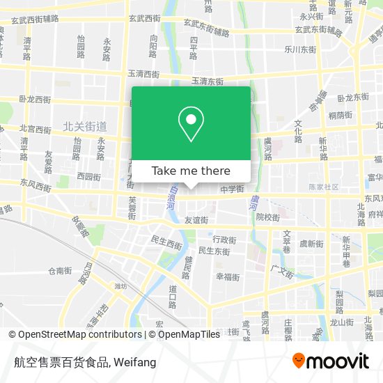 航空售票百货食品 map