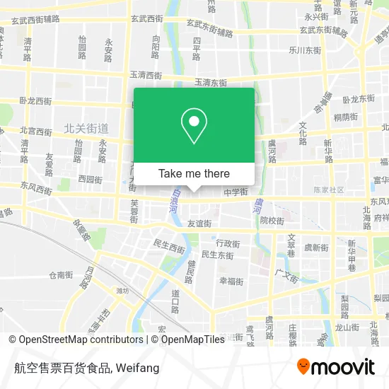 航空售票百货食品 map