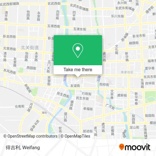 得吉利 map