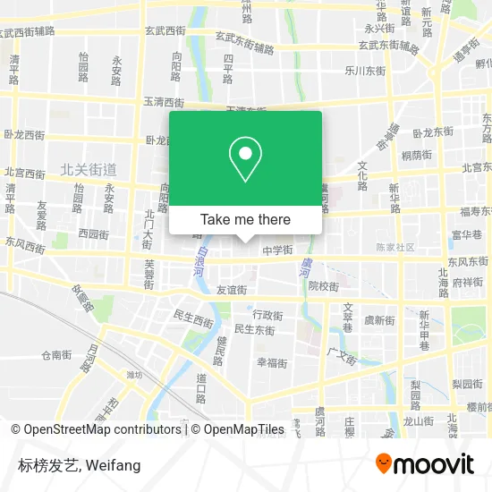 标榜发艺 map