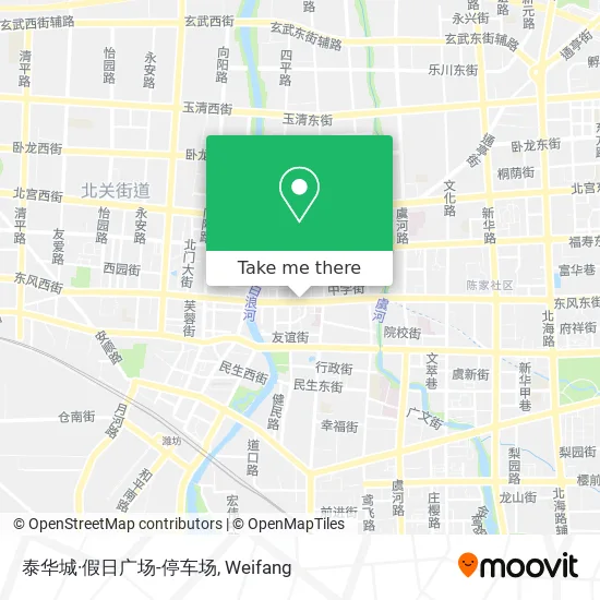 泰华城·假日广场-停车场 map