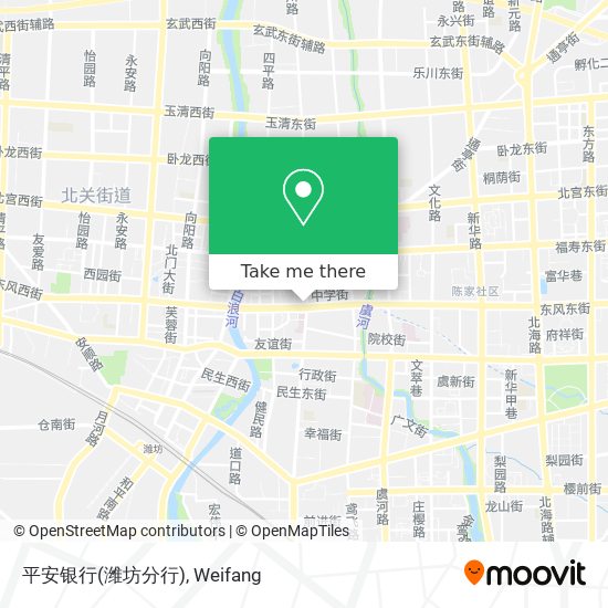 平安银行(潍坊分行) map