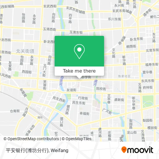 平安银行(潍坊分行) map