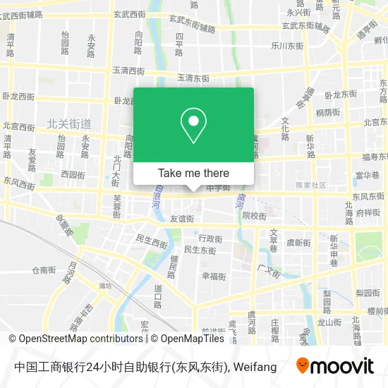 中国工商银行24小时自助银行(东风东街) map