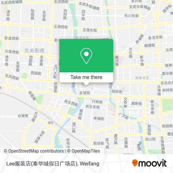 Lee服装店(泰华城假日广场店) map