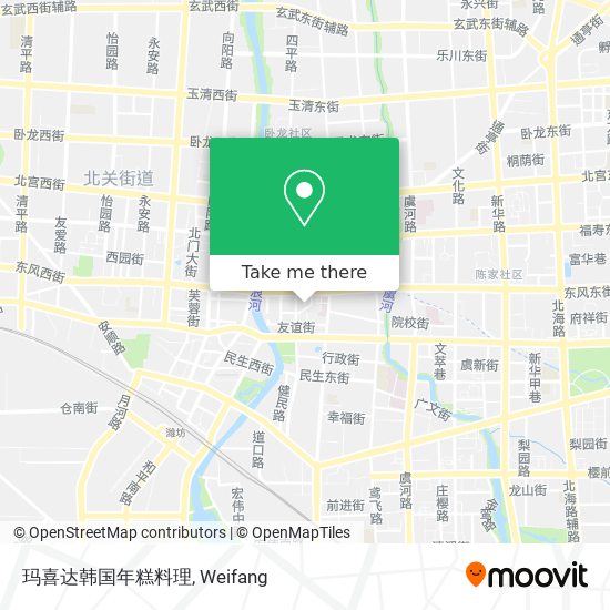玛喜达韩国年糕料理 map