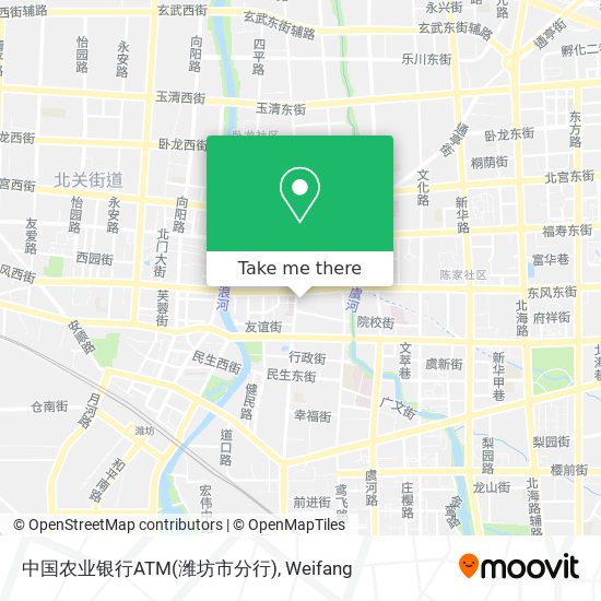 中国农业银行ATM(潍坊市分行) map