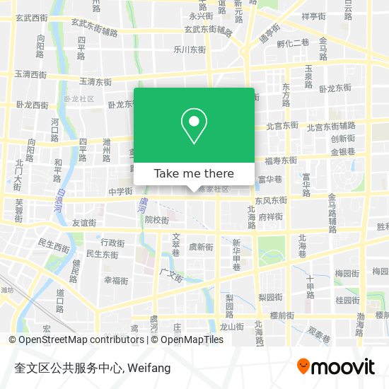 奎文区公共服务中心 map