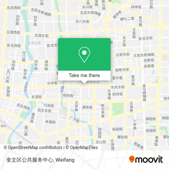 奎文区公共服务中心 map