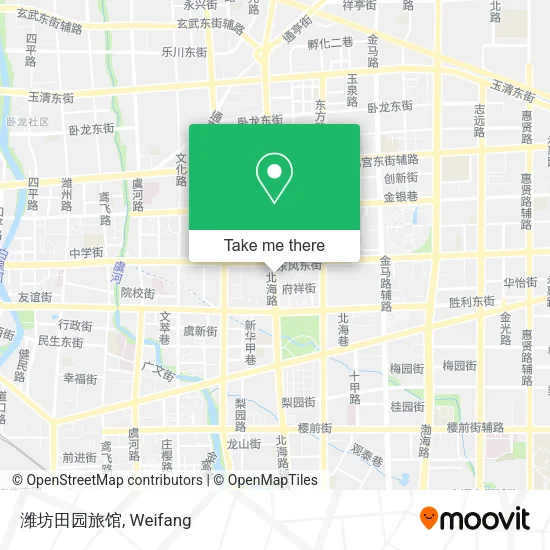 潍坊田园旅馆 map