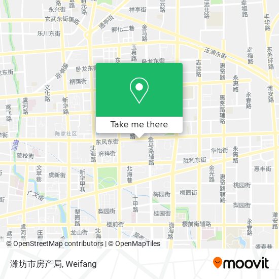 潍坊市房产局 map